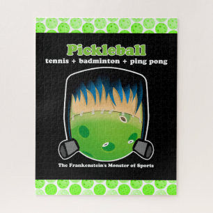 Pickleball is het monster van sport van Frankenste Legpuzzel