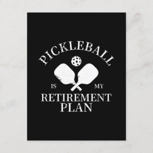 pickleball is mijn pensioenplan informatiekaartje