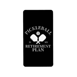 pickleball is mijn pensioenplant etiket