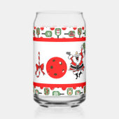 Pickleball Joie Noël Party Père Noël Paddles (Verso)