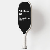 Pickleball Jongen Fun Dictionary Definitie Paddle (Links)