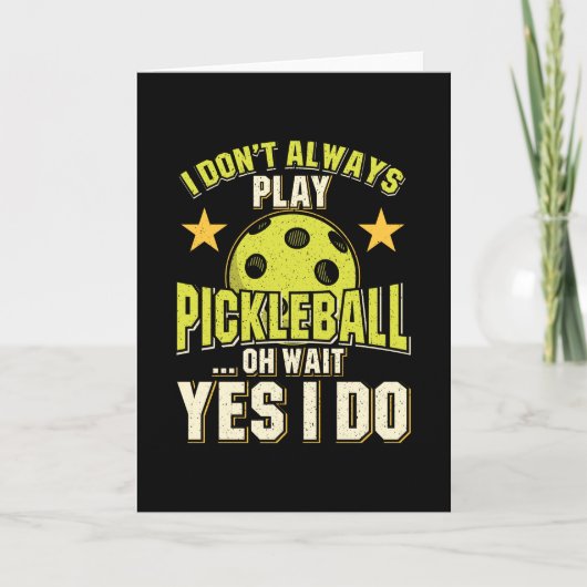 Pickleball Kaart (Voorkant)