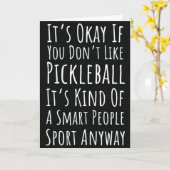 Pickleball Kaarten voor Fans Spelers Liefhebbers V (Gele Bloem)