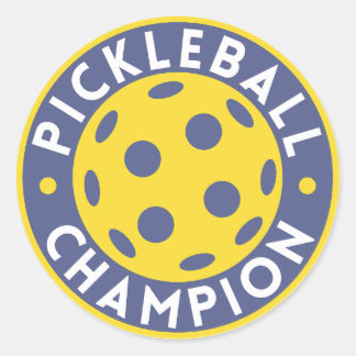 Pickleball Kampioen Ronde Sticker