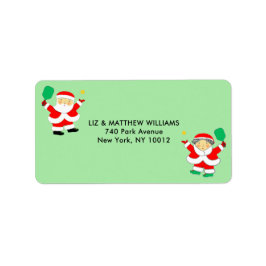 Pickleball kerst etiket