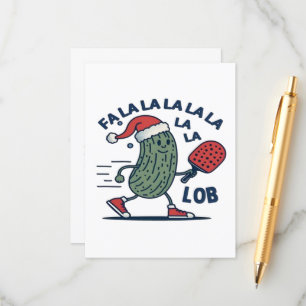 Pickleball kerst informatiekaartje