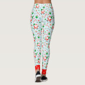 Pickleball Kerst Leggings (Achterkant)