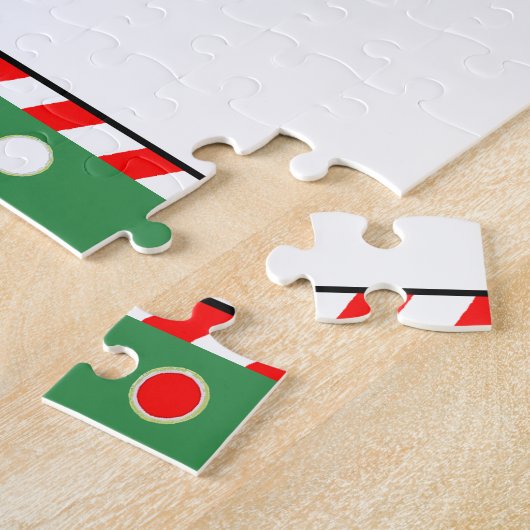 Pickleball kerst legpuzzel (Zijkant)