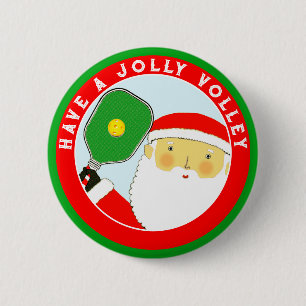 Pickleball Kerst Sockvuller Knop Ronde Button 5,7 Cm