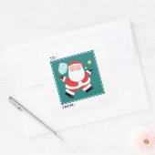 Pickleball Kerstcadeau Tags (Envelop)