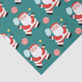 Pickleball-kerstcadeaubon Tissuepapier (Detail)