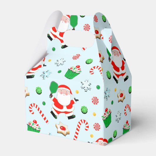 Pickleball-kerstcadeaudoos Bedankdoosjes (Achterkant)