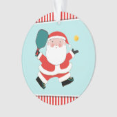 Pickleball-kerstcollectibel Ornament (voorkant)