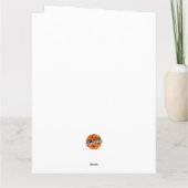 Pickleball-kerstfeest, Candy Cane, Reindeer Kaart (Achterkant)