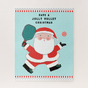 Pickleball Kerstmis Jigzaag Puzzle Legpuzzel