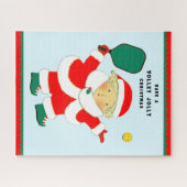 Pickleball Kerstmis Legpuzzel (Horizontaal)