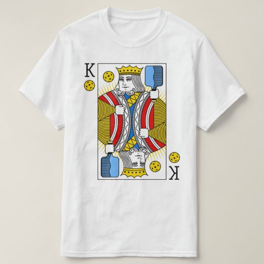 PICKLEBALL KING T-SHIRT (Design voorkant)