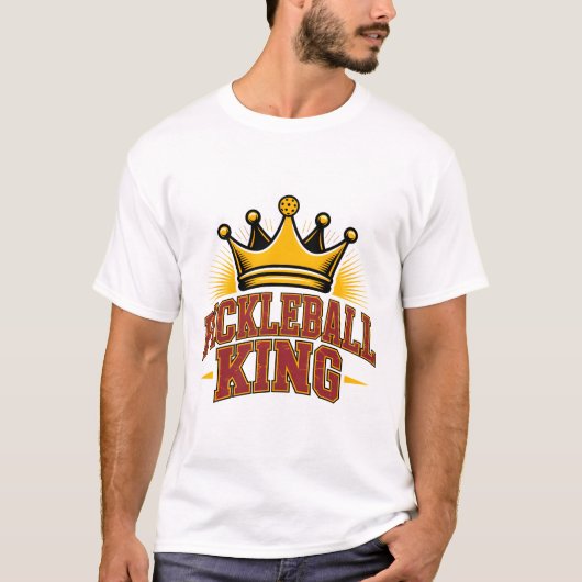 Pickleball King T-shirt (Voorkant)