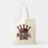 Pickleball King Tote Bag (Achterkant)