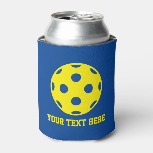 Pickleball-koelboxxen met aangepaste kleuren en te blikjeskoeler (Blikje Voorkant)