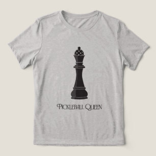 Pickleball Koningin Tri-Blend Shirt