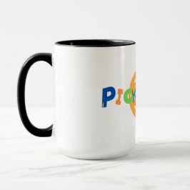 Pickleball kopje koffie Tweekleurige Mok, 15 oz Mok