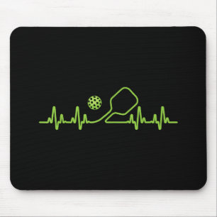 Pickleball kunst voor mannen vrouwen augurk bal pi muismat