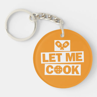 Pickleball Laat Me Koken Sleutelhanger
