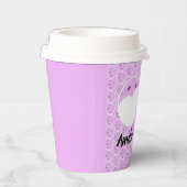 Pickleball laatste swing voor de ring bruiloft papieren bekers (Rechts)