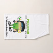 Pickleball - le monstre des sports de Frankenstein (Serviette à main)
