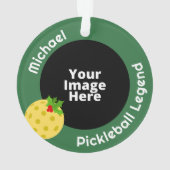 Pickleball Legend Photo personnalisée Noël (dos)