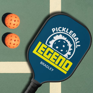 Pickleball Legend Typografie Persoonlijke naam Paddle
