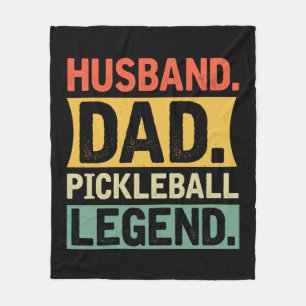 Pickleball legende 3 fleece deken