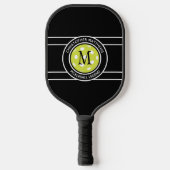 Pickleball Legende Aangepaste Quote Naam Initiaal Paddle (Voorkant)