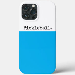 PICKLEBALL Leuk Helder Hemelsblauw Wit Kleurenblok iPhone 13 Pro Max Hoesje
