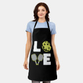 Pickleball Liefde Coach Speler Pro Team Trainer Schort (Gedragen)