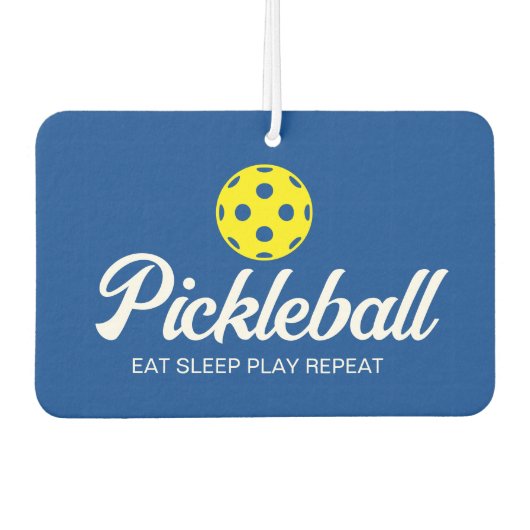 Pickleball liefhebber Auto luchtverfrisser (Voorkant)