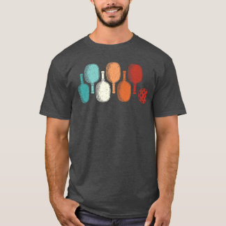 Pickleball-liefhebber Retro-paddle-sport Picklebal T-shirt
