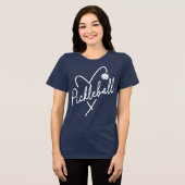 Pickleball-liefhebbers Tri-Blend Shirt (Voorkant volledig)