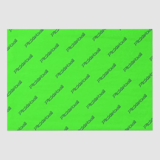 Pickleball Logo Tissuepapier (Voorkant)