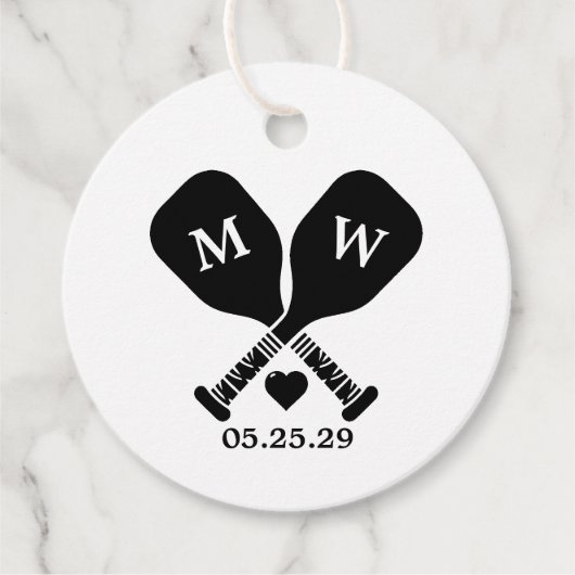 Pickleball Love Bedankjes Labels (Voorkant)