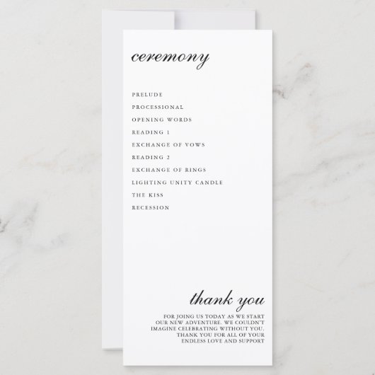 Pickleball Love Ceremony Programme (Dos)