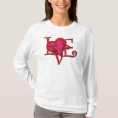Pickleball Love, Heart Full of Pickleballen T-shirt (Voorkant)