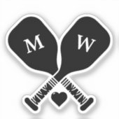 Pickleball Love Sticker (Voorkant)