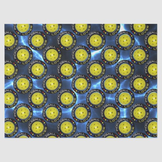 Pickleball Lover 1 Opties Tissue Paper Tissuepapier (Voorkant)