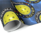 Pickleball Lover 1-opties Verpakkingspapier Cadeaupapier (Rol Hoek)