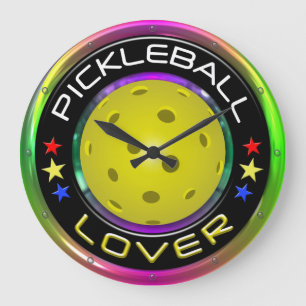Pickleball Lover 1R Opties Grote klok