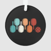 Pickleball Lover Retro Paddle Sport Vintage (dos)