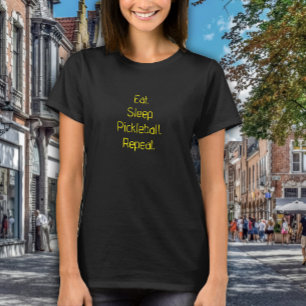 Pickleball Lover's Dream: Cadeaus voor haar geel T-shirt