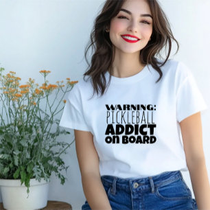 Pickleball Lovers Dream drôle slogan noir T-Shirt